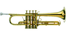Es-Trompete, mit E-/D-/C-Set